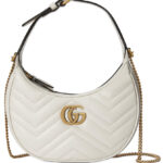 Gucci GG Marmont A mini bag in the shape of a half-moon